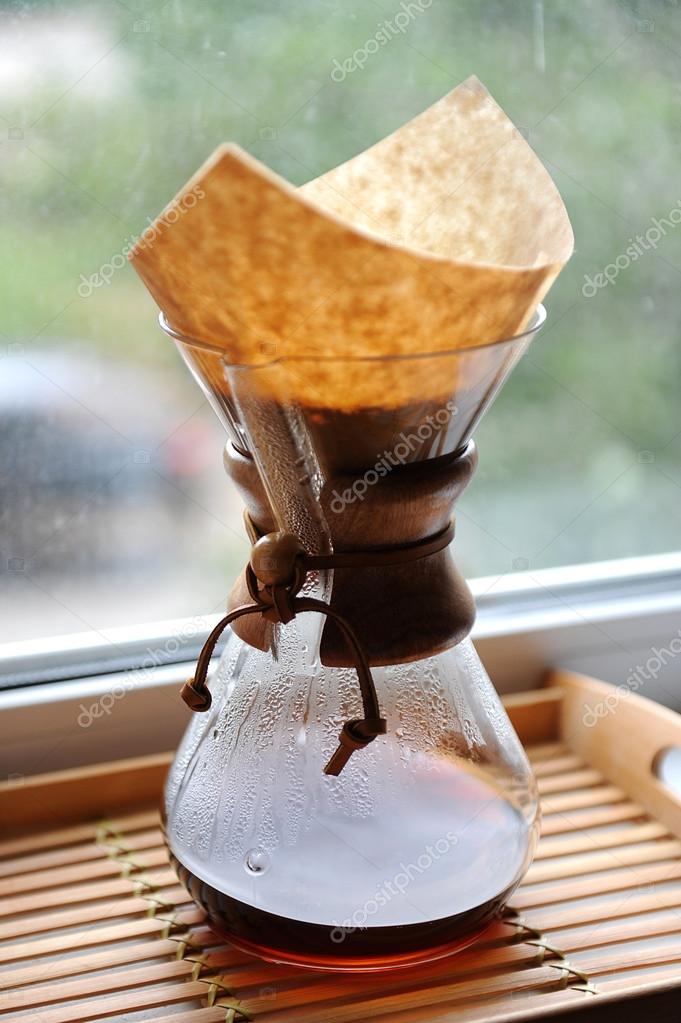 Café recién colado método alternativo — Foto de stock