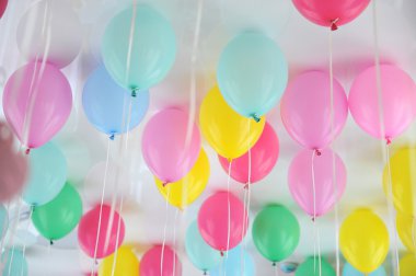 karışık renkli Parti balonları