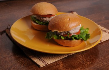 Tavuk Burger Barbekü