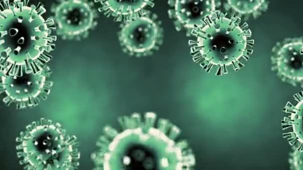 Animación de un ataque de virus — Vídeo de stock