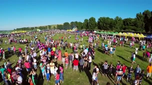 29 juni 2014 linden boom festival — Stockvideo