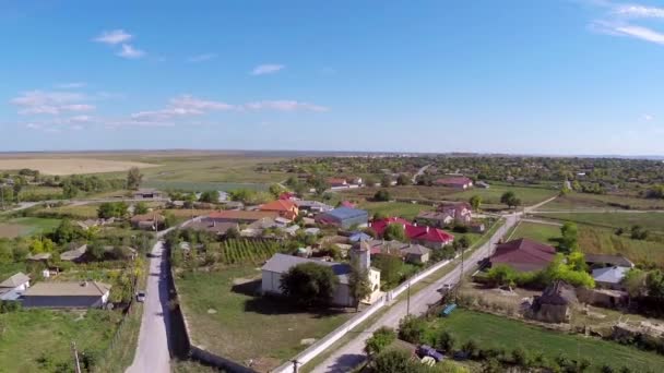 Small village in Romania — Stock Video