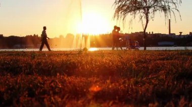 siluet yaşam tarzı insanların