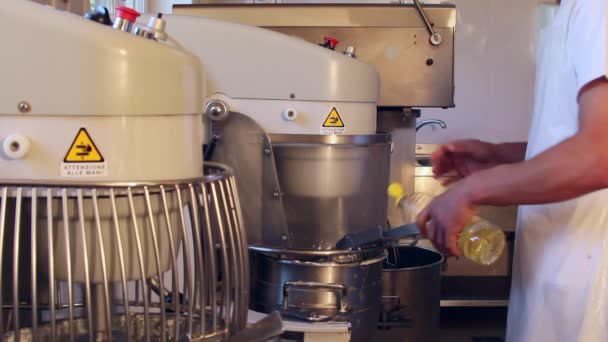 Dough mixers — Stock Video