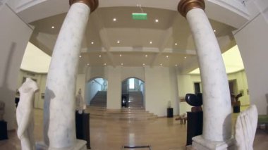 Sanat Müzesi. dolly vurdu.