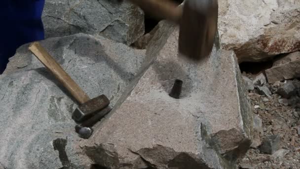 Stonemason — Stock Footage Stonemason Stock Video