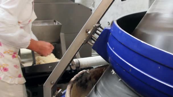 Коммерческая пекарня — стоковое видео