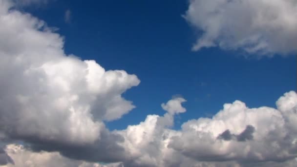 Временной промежуток облаков — стоковое видео