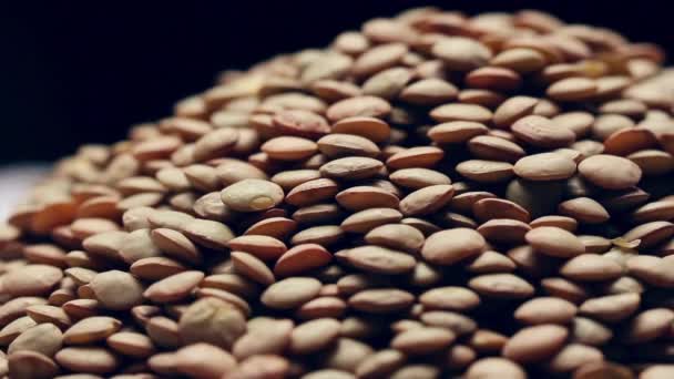 旋转的绿扁豆 — 图库视频影像
