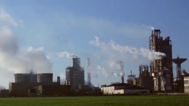 Kimyasal işleme tesisi timelapse