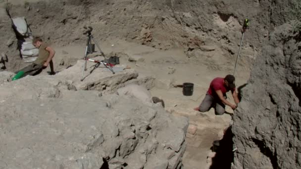 Projecto arqueológico de Noviodunum — Vídeo de Stock