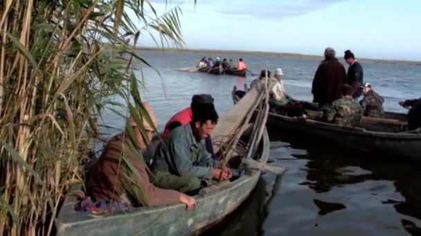 渔民；渔民 — 图库视频影像