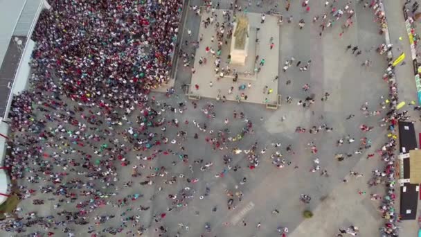 Праздничное начало ралли "Дельта Дуная" и парад автомобилей — стоковое видео