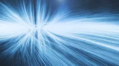 AI veri transferi, konsept 3d animasyon