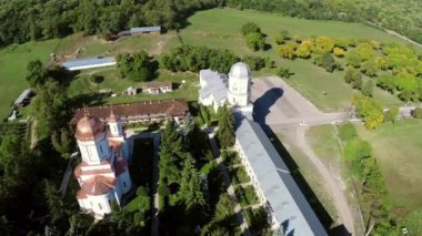 Manastır havadan görünümü