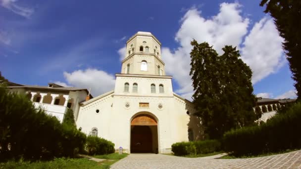 Monasterio lapso de tiempo — Vídeos de Stock