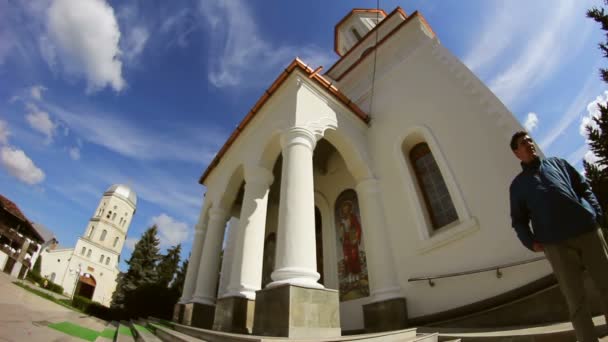 Monasterio lapso de tiempo — Vídeo de stock