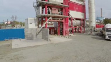 Asfalt-Karıştırma, havadan görünümü