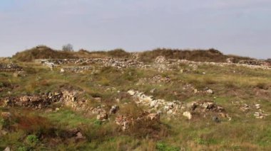 Antik Geto Daçya yerleşim Dinogetia kalıntıları