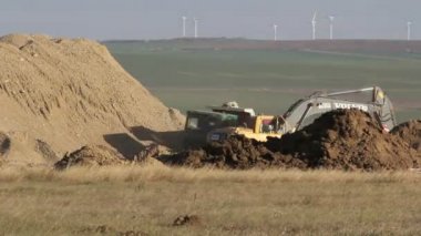 Toprak kamyon, zaman atlamalı yatırma Paletli ekskavatör