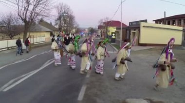 Noel gelenekleri ve geçit töreni (Sarbatoarea Mosoaielor Festivali)