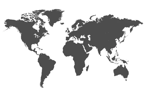 Illustration zur Weltkarte — Stockvektor