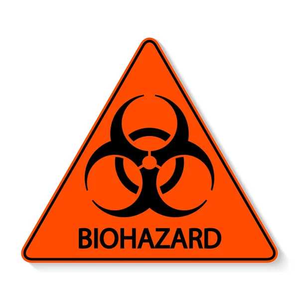 Biohazard vektor jele — Stock Vector