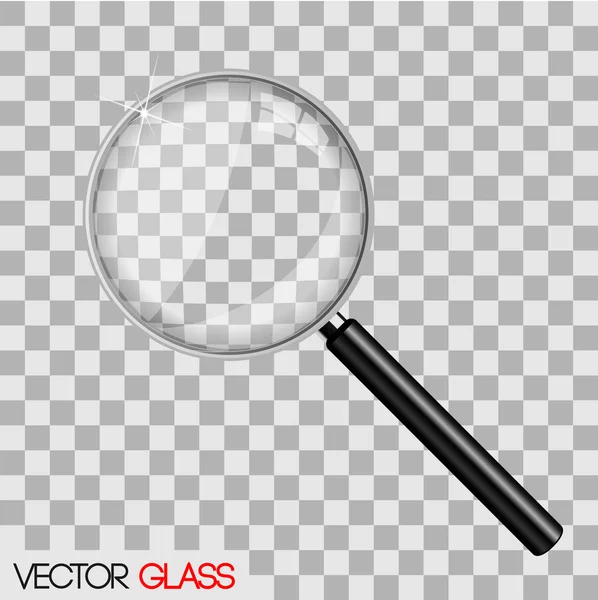 Nagyító üveg vektor illusztráció — Stock Vector