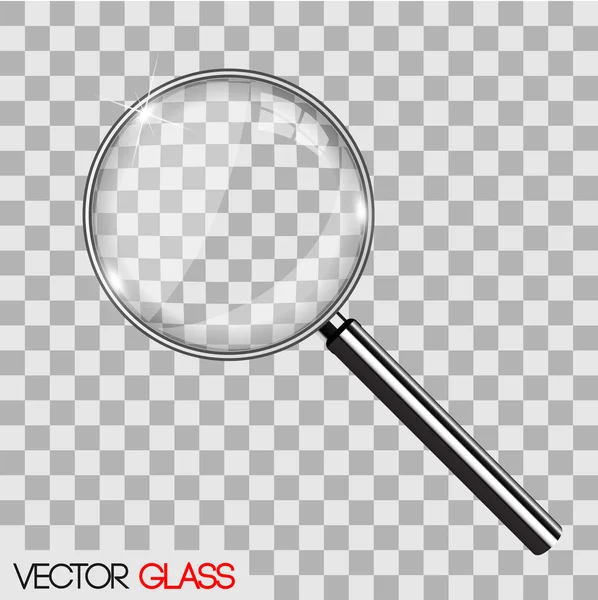 Nagyító üveg vektor illusztráció — Stock Vector