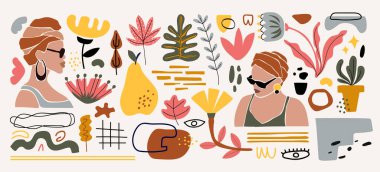 Soyut broşür şablon tasarımı. Broşür, poster, sunum ve kitap için şablon