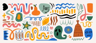 Soyut broşür şablon tasarımı. Broşür, poster, sunum ve kitap için şablon