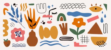 Soyut broşür şablon tasarımı. Broşür, poster, sunum ve kitap için şablon