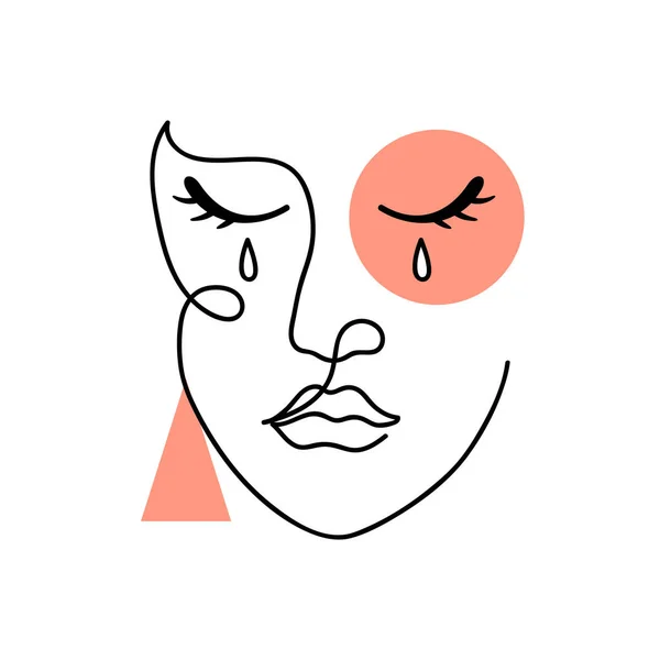 Egysoros Rajz Minimalista Nagyon Szexi Absztrakt Testrészes Nőről Kozmetikai Póló — Stock Vector