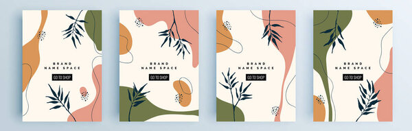 Set of sale banner templates design. Vector illustration.