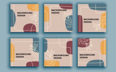 Satış afişleri şablonları tasarımı. Vektör illüstrasyonu.