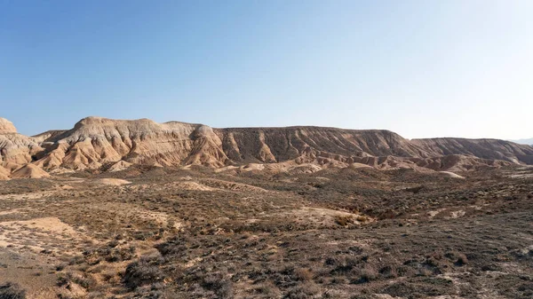 沙漠中峡谷的五彩斑斓的群山. — 图库照片