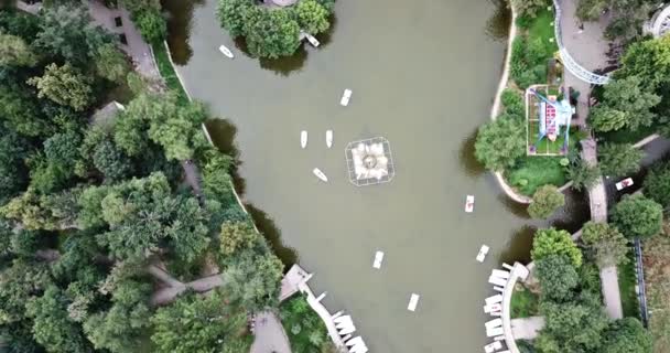 Almaty ciudad recreación y cultura Parque. — Vídeo de stock