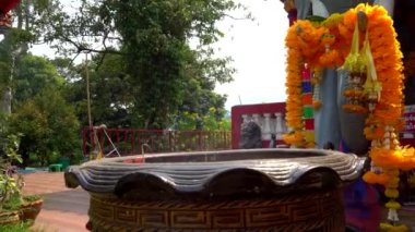 Tayland 'ın Koh Chang adasındaki Çin tapınağı..