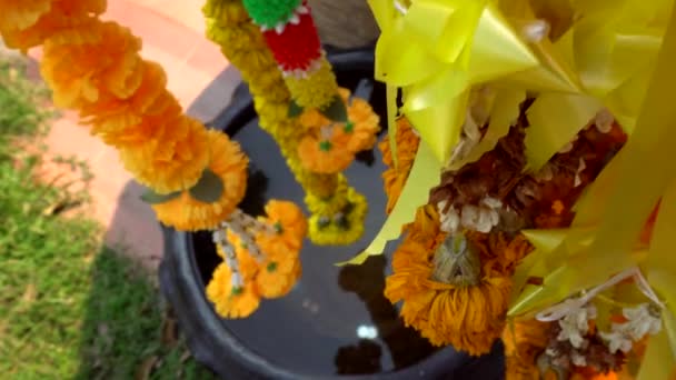 Chinese temple on Koh Chang island of Thailand. — Stock Video