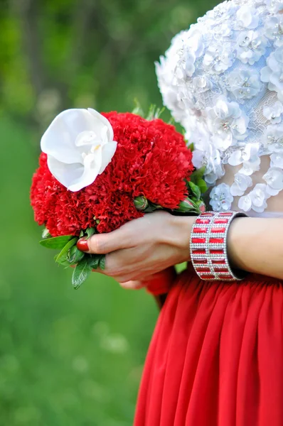 Schön von künstlichen Blumen — Stockfoto