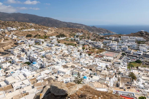 Chora Ios Island Grekland September 2020 Utsikt Över Den Traditionella — Stockfoto