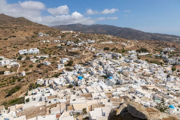 Chora Ios Island Grekland September 2020 Utsikt Över Den Traditionella — Stockfoto