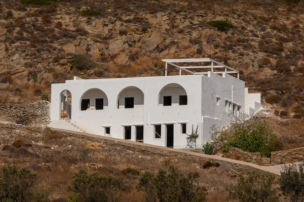 View White Villas Popular Resort Ios Island Chora Ios Island – stockfoto