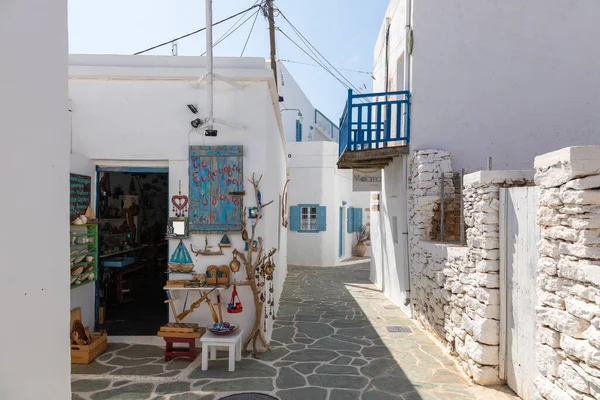 Chora Folegandros Island Greece Вересня 2020 Традиційна Грецька Архітектура Центрі — стокове фото