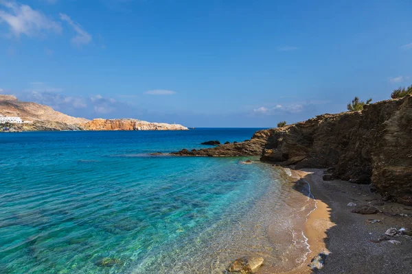 Folegandros Island Greece September 2020 View Small Port Town Island — Foto Stock