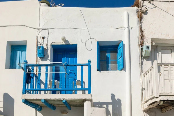 Vista Las Villas Blancas Popular Complejo Isla Folegandros Archipiélago Ciclades —  Fotos de Stock