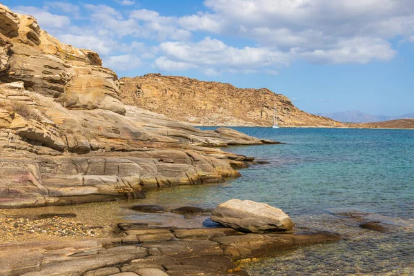 Veduta Della Costa Rocciosa Monasteri Beach Una Delle Spiagge Più — Foto Stock