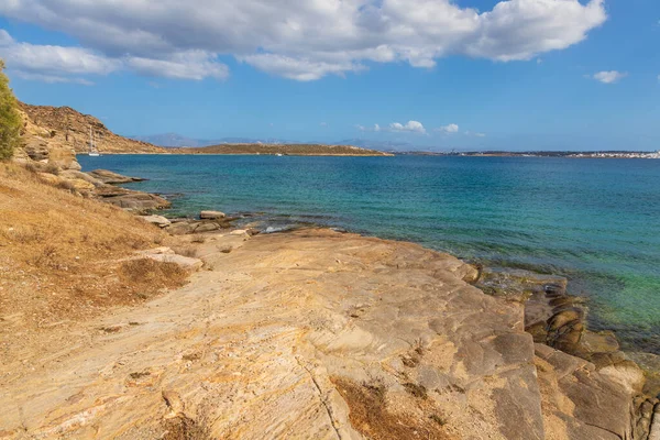 Blick Auf Die Felsige Küste Strand Von Monasteri Einer Der — Stockfoto