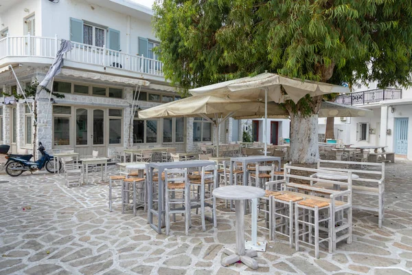 Antiparos Port Antiparos Island Greece September 2020 Narrow Street Old — Stock Photo, Image