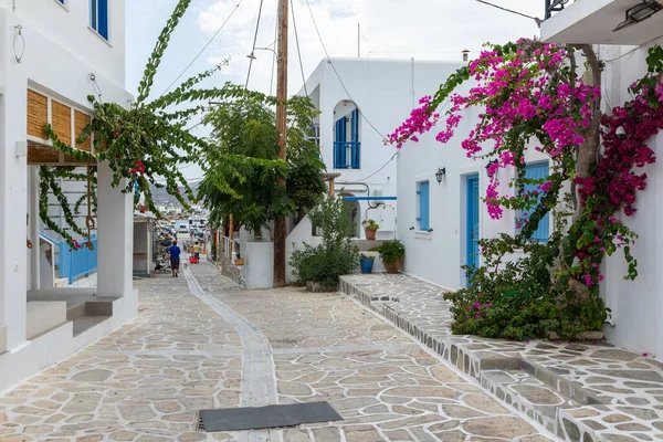 Antiparos Island Greece Вересня 2020 Традиційна Грецька Біла Архітектура Центрі — стокове фото
